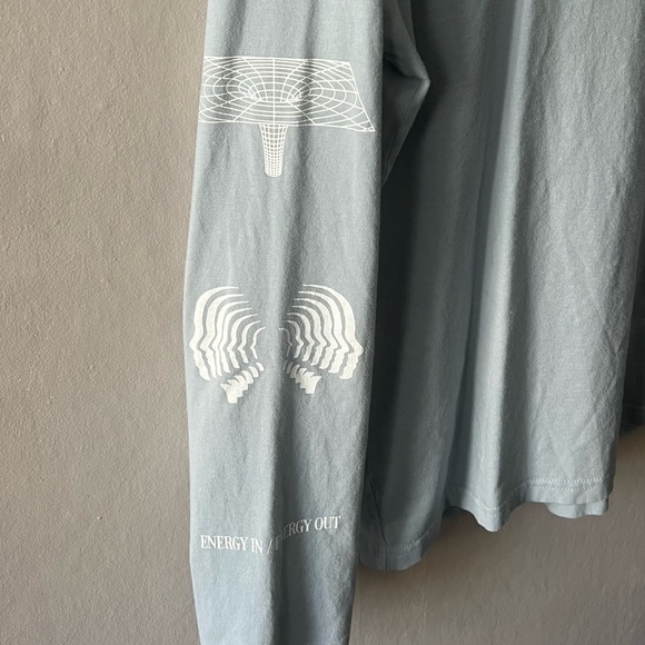 Gymshark Men’s Hybrid Wellness Salt Blur Long Sleeve T-Shirt Size Large - Picture 3 of 5